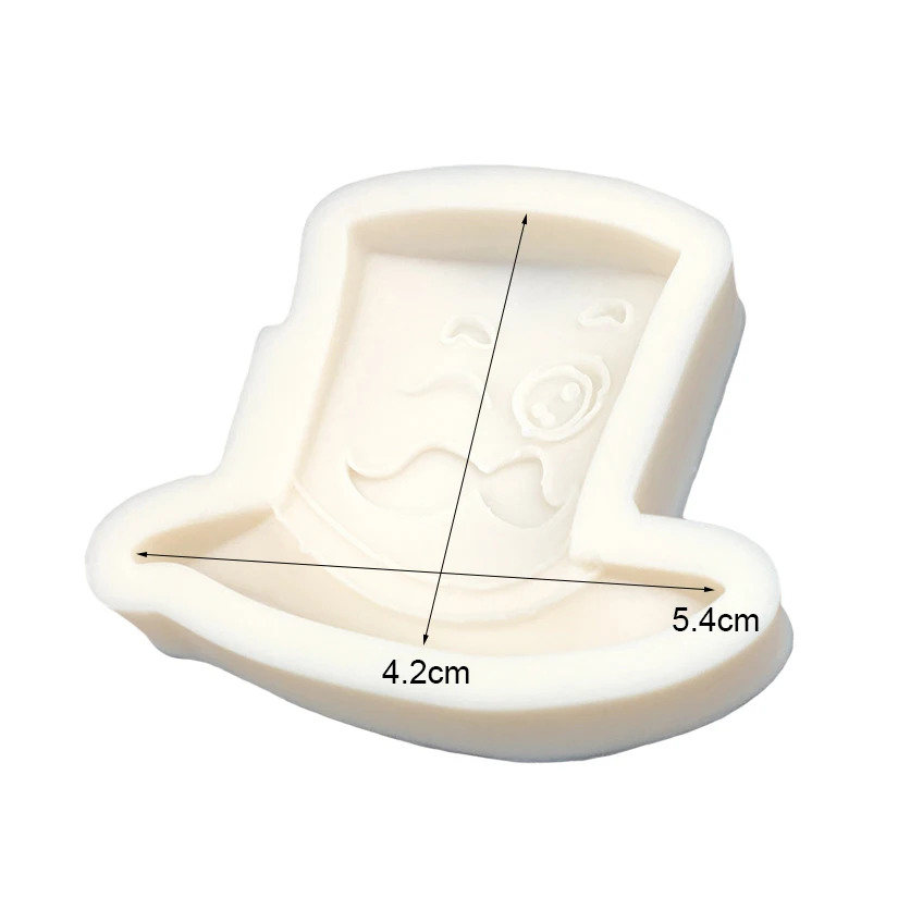 

Formal Hat Silicone Mold Sugarcraft Cupcake Baking Mold Fondant Cake Decorating Tools