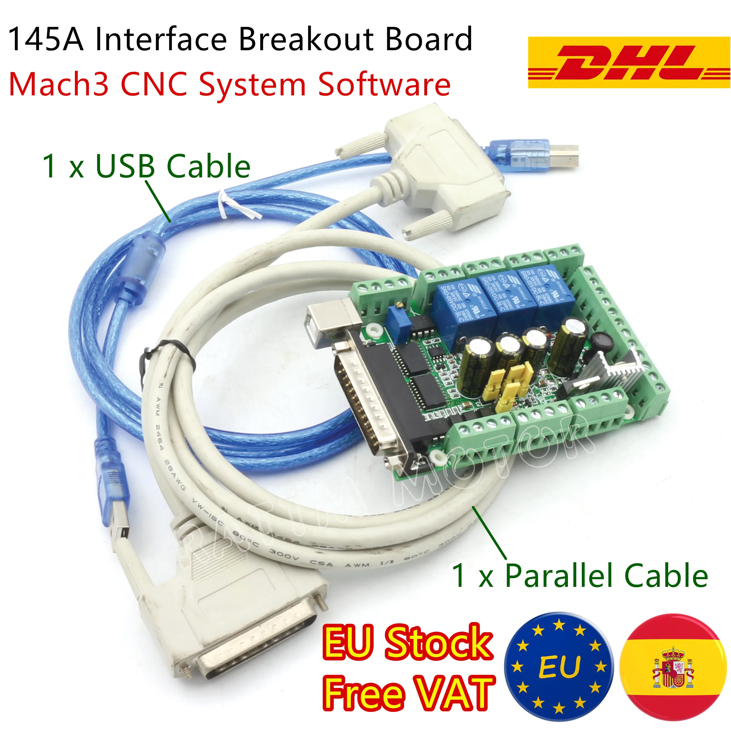 Placa de Desengate A145 Controlador de Placa de Desligamento para Gravura em Cnc Fresadora Torno Cnc Máquina de Corte de Plasma eu Imposto Controlador do motor