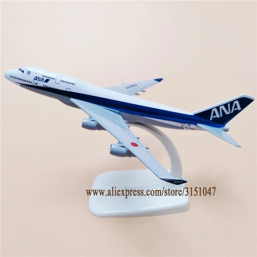 16 см Air Japan ANA Airlines Boeing 747 B747 Airways модель самолета сплав летательного аппарата