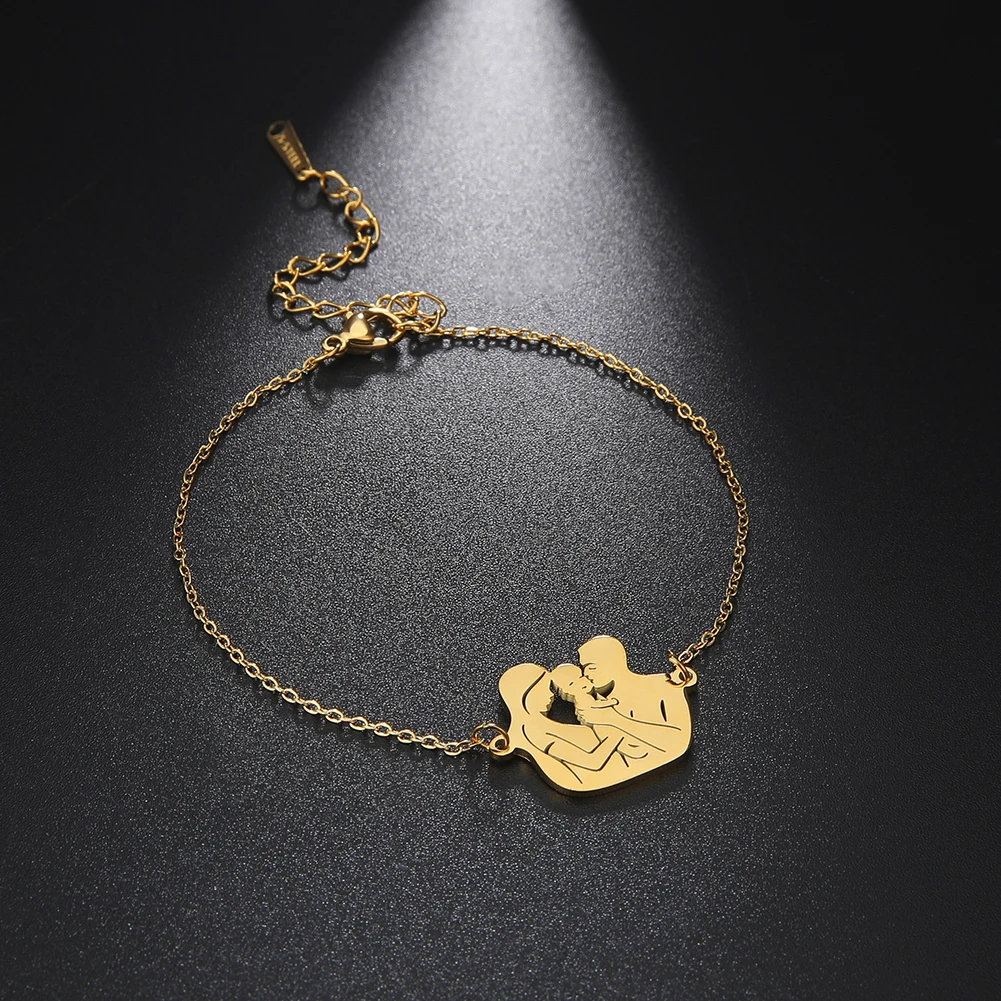 Skyrim Семейный браслет для мамы папы и ребенка браслеты-цепочки из нержавеющей