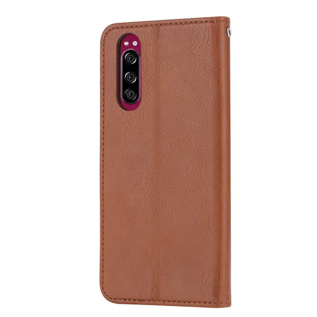 Роскошный чехол для sony Xperia 5 XA3 XA2 Ultra XZ3 XZ2 Премиум компактный винтажный Магнитный флип-чехол с отделениями для карт чехол для телефона из искусственной кожи