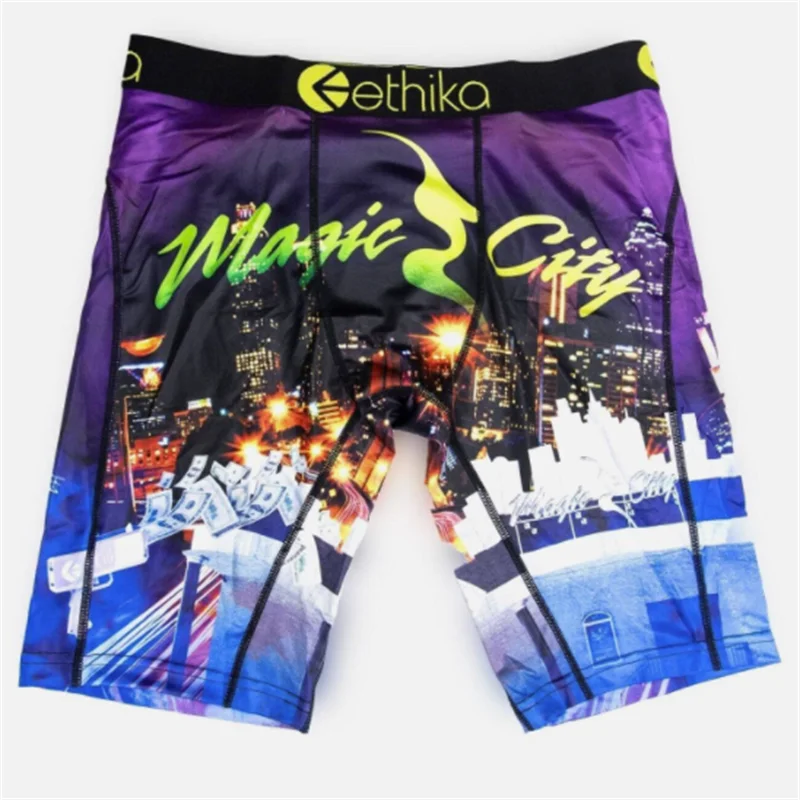 

Модные мужские камуфляжные боксеры Ethika, модное нижнее белье, персонализированное дышащее Летнее белье Ethika