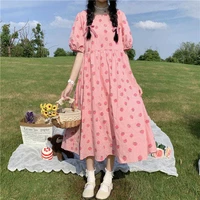 2021 extra large size womens dress summer japanese loose belly slimming fashion student doll shirt super fairy skirt summer dre