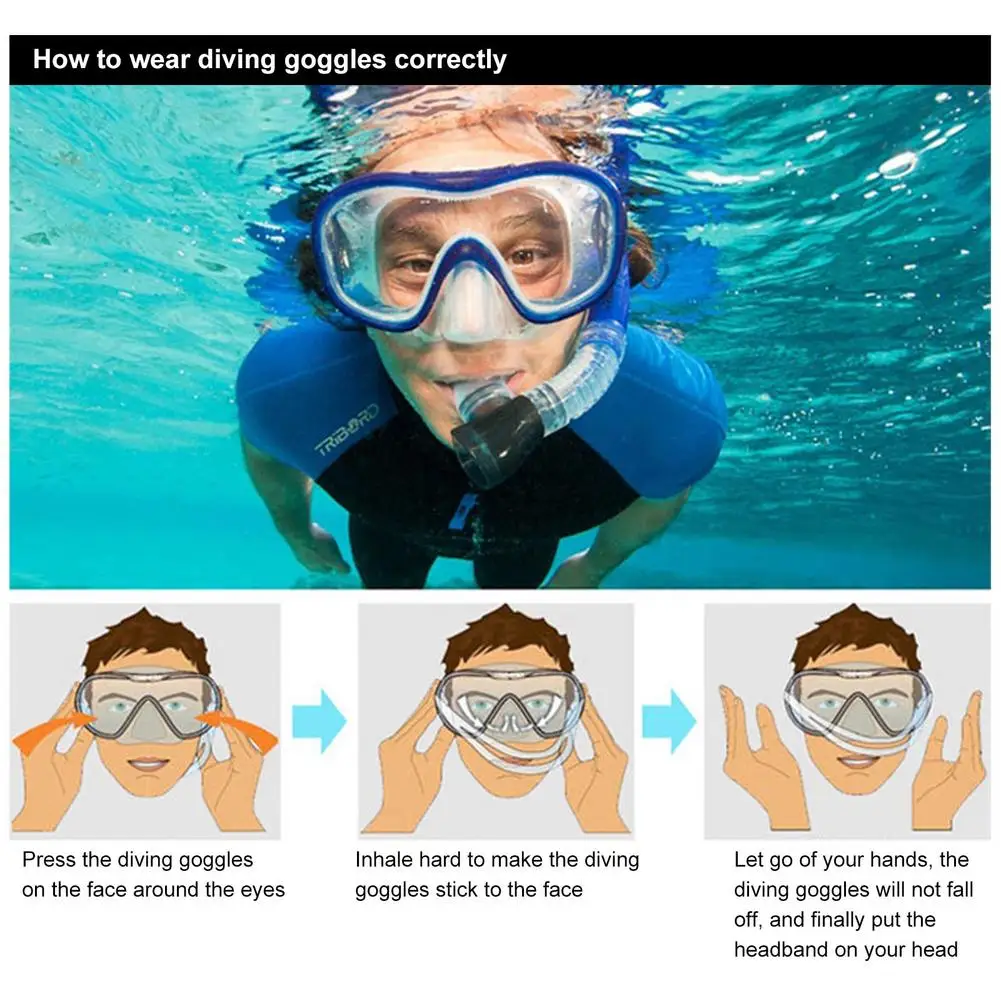 Профессиональные детские плавательные очки с камерой и муравьями силиконовые