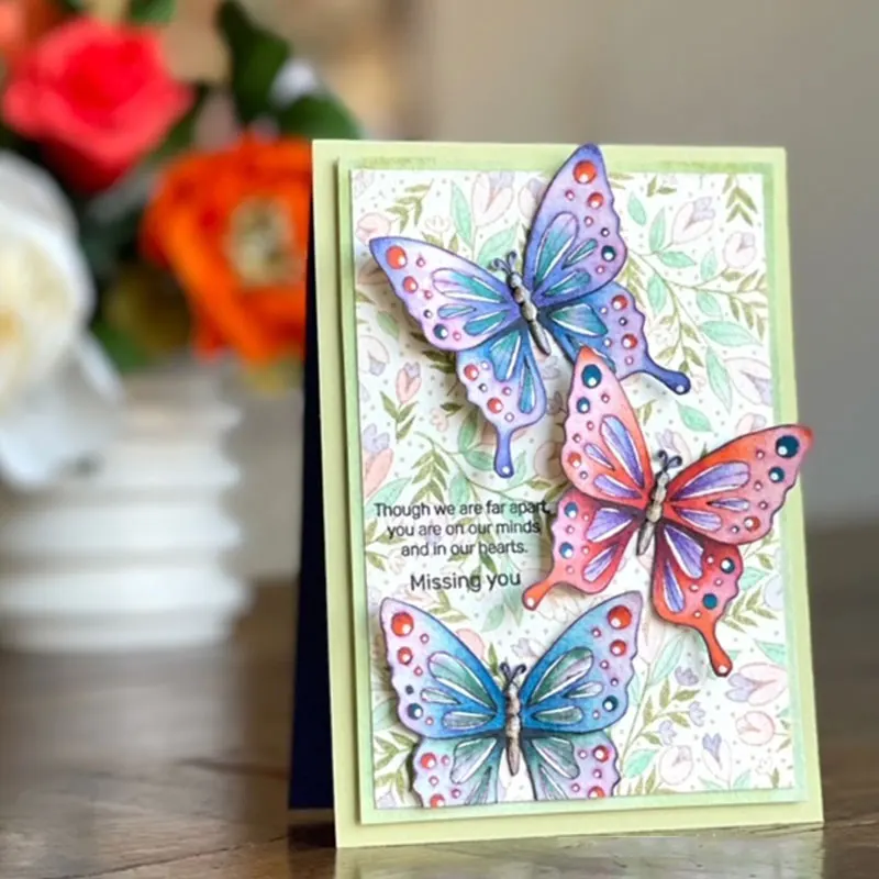 

I Adore You Love Letters Greeting Card Thanksgiving Metal Cutting Dies And Stamp DIY Scrapbooking Craft Embossing Stencil