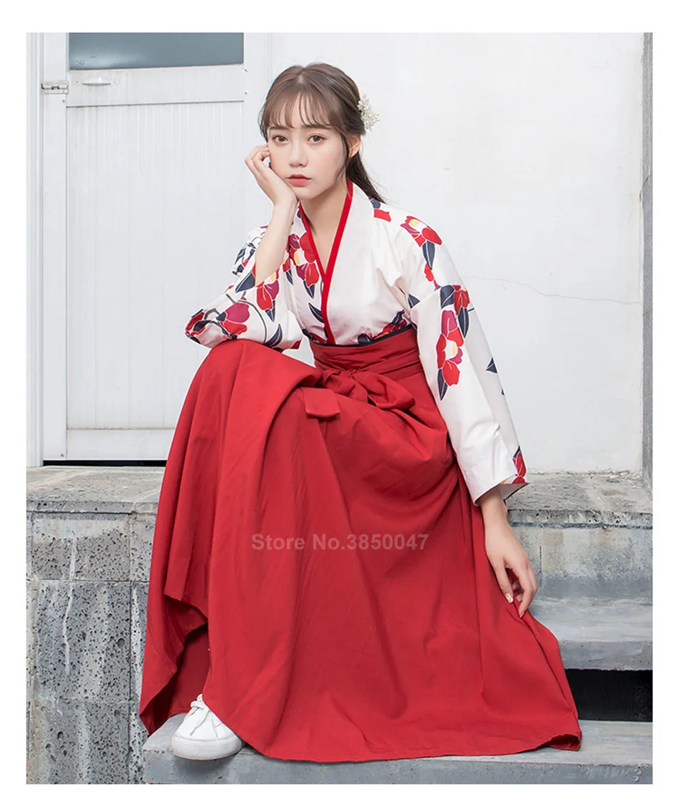 Китайское платье Hanfu, традиционный костюм, длинное платье с цветочным рисунком, древнее народное Новогоднее платье для женщин, косплей на Хэллоуин, новогодние вечерние платья