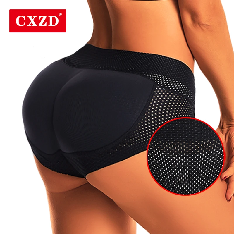 

CXZD пикантные бесшовные губчатые трусики для талии, тренажер, формирователь тела, поддельные ягодицы, увеличитель ягодиц, удлинитель, Коррек...