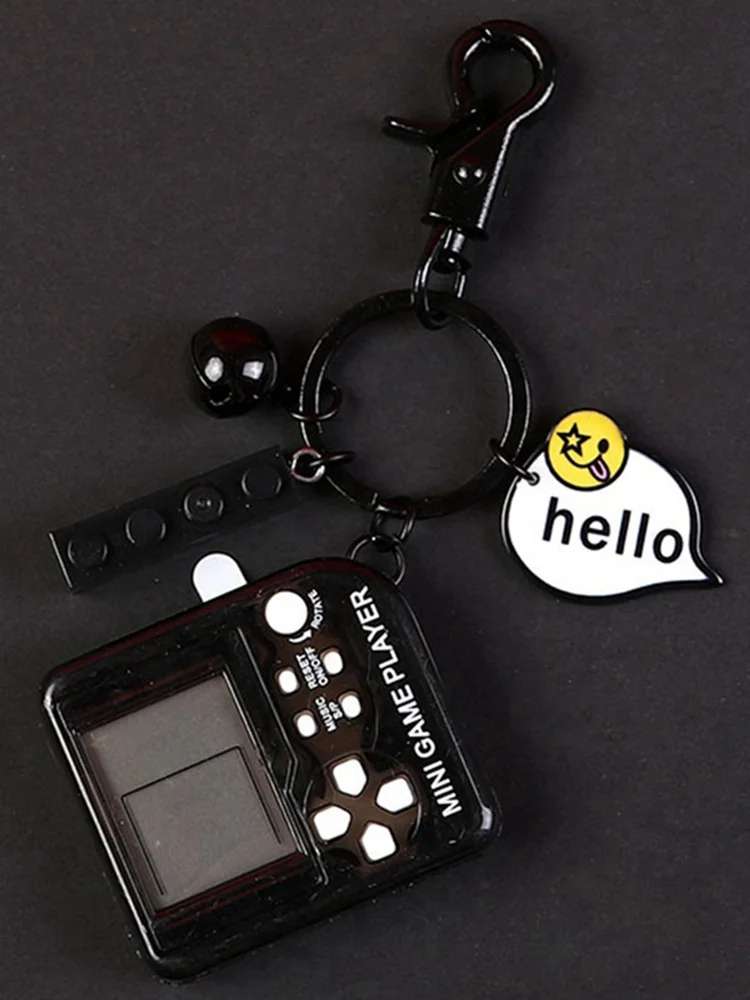 Креативный брелок для автомобиля в виде мини-игры Тетрис подвеска пары сумок