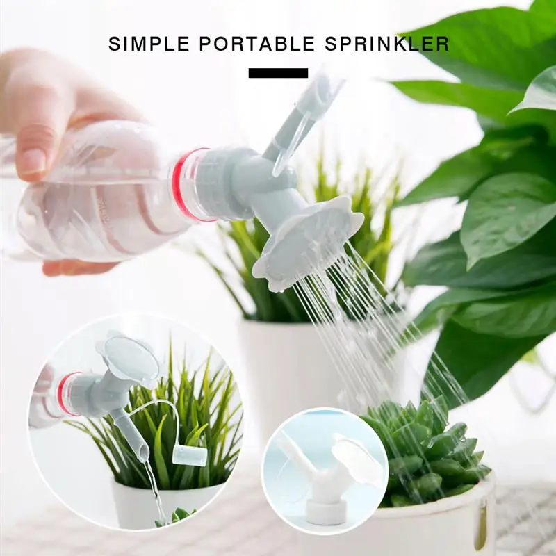 

Drink Bottle Watering Spray Home Garden Flower Shop Plant Irrigation Sprinkler PP Nozzle, A Type, White