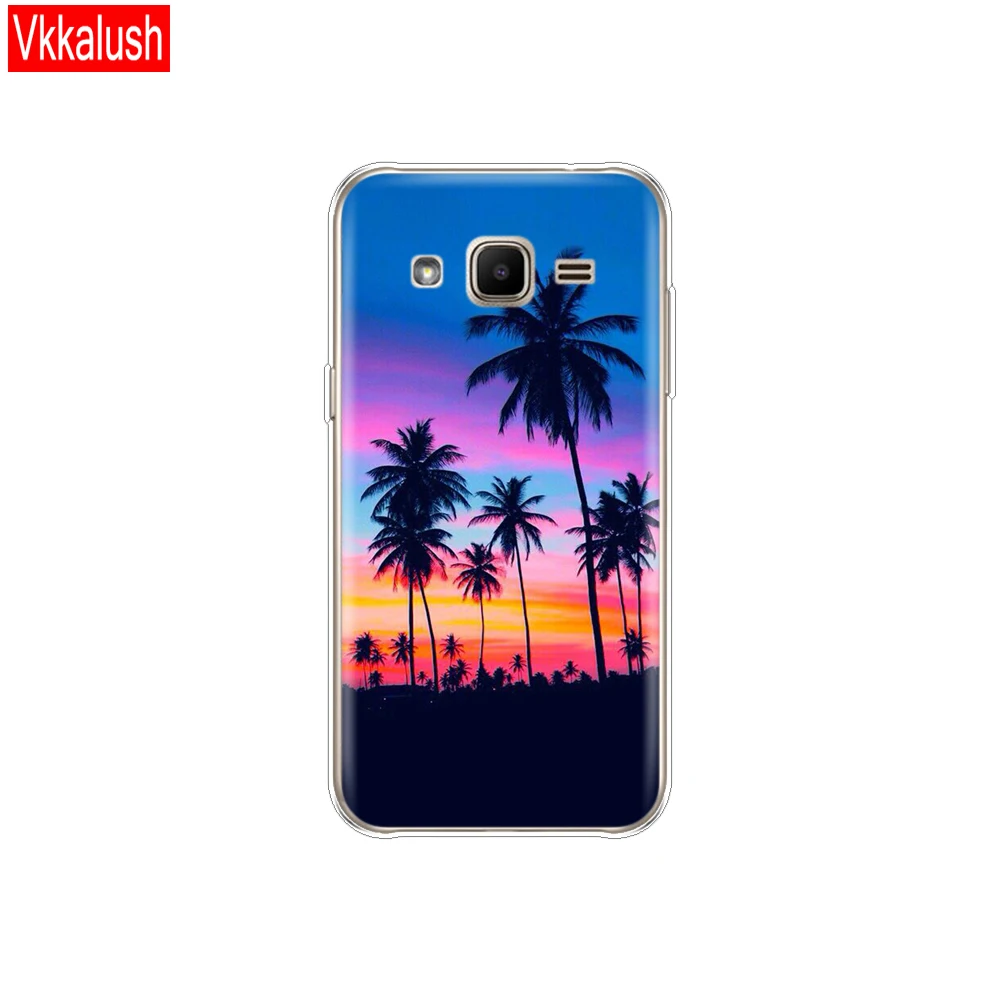 Мягкий чехол из ТПУ для Samsung Galaxy J2 SM-J200F J200H 2015 4 7 дюйма задняя крышка 360 защитный |