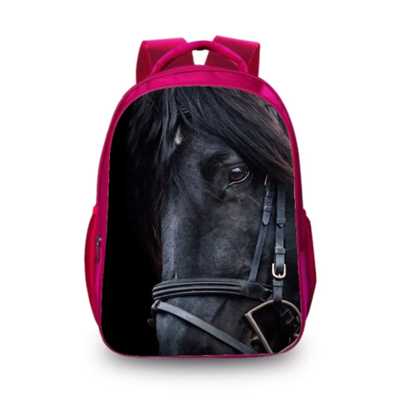 Рюкзак с 3D-принтом корабль и лошадь для мальчиков | Багаж сумки