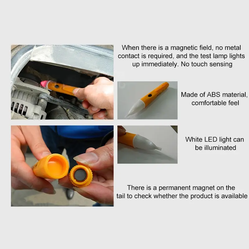 

non contact magnetic valve test pen Rela-y Detector solenoid valve test pen magnetic valve Detector Car relay tester Detector