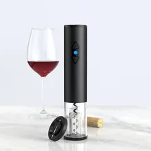 Dry cell type Electric Wine Bottle Opener Corkscrew Foil Cutter Set Automatic Bottle Opener for Wine Kitchen gadgets Can Opener