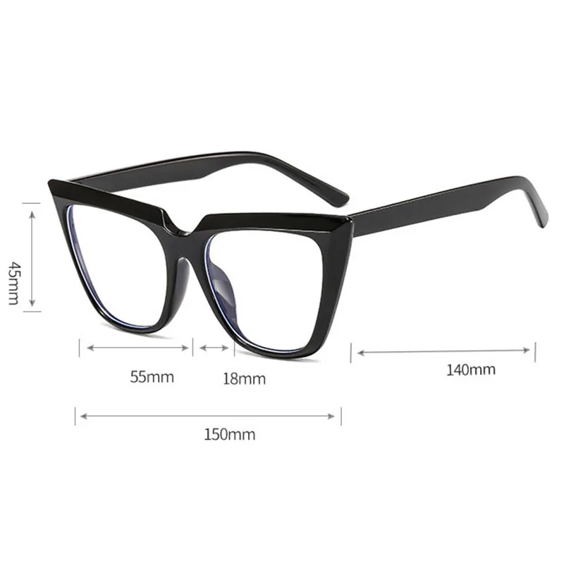 ZULGXIHM ретро очки в форме &quotкошачий глаз&quot оправа брендовые винтажные женские и