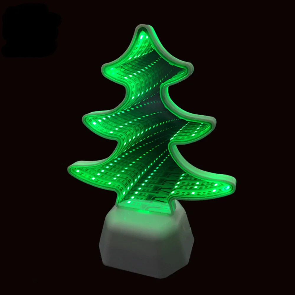 5D DIY алмазная живопись светодиодный светильник Рождественская елка Снеговик Ночник рождественские подарки Домашний декор AA Питание от батареи