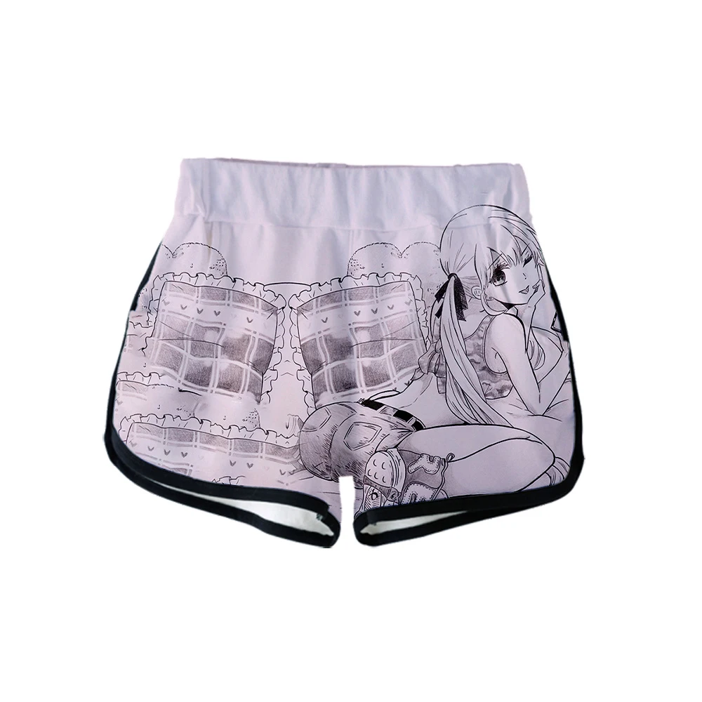 

frdun 2021 New A Couple of Cuckoos 3D Print Summer Shorts Women Casual Girl Hot Sale Sexy Pants