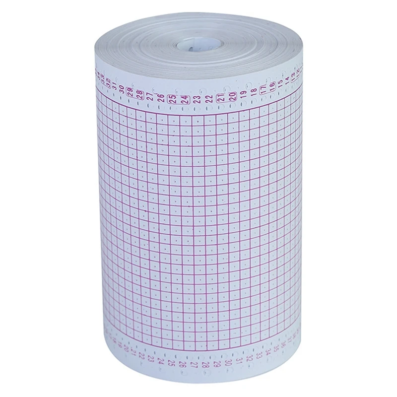 

100 шт./рулон красный с перфорированной картой 24 стежков Вязание машина Запчасти для шаблон удар Вязание машина швейная фурнитура