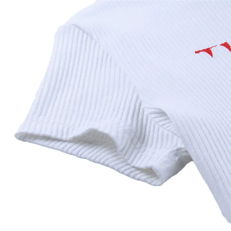 

Women Lady Letter Print T Shirt Women Short Sleeve O Neck Slim Tshirt 2020 Summer Women Tee Shirt Tops Camisetas Mujer