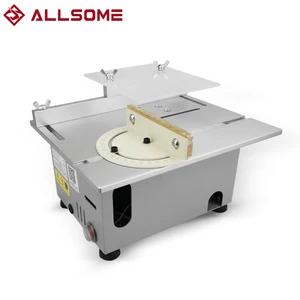 Настольная мини-пила ALLSOME, с блоком питания, из быстрорежущей стали