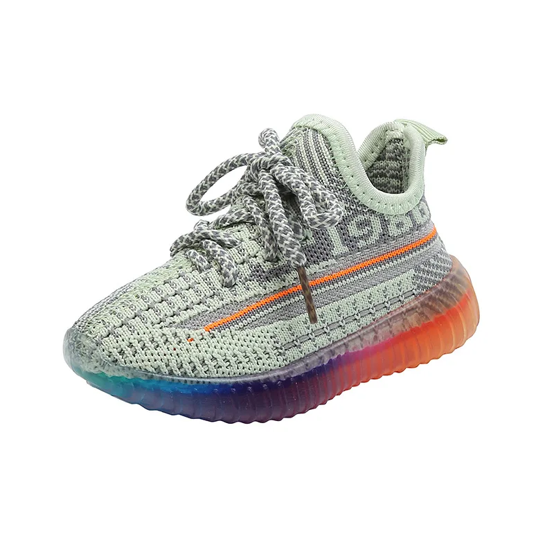 

New Sports Shoes for Boys Girls Casual 2020 Children's Sneakers Kids Air-Mesh Breathable Rubber No-Slip Rainbow Children Sneaker