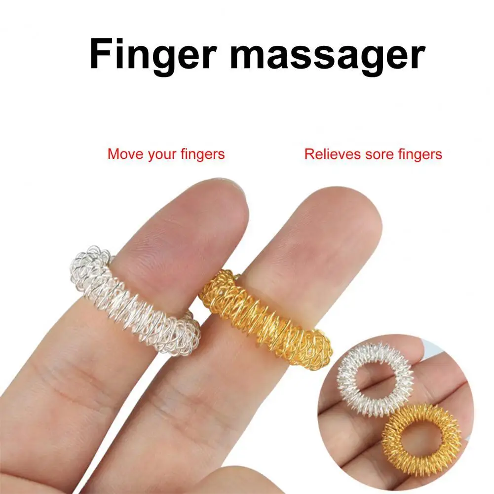 

Кольцо для массажа пальцев, акупунктурное, 10 шт./лот