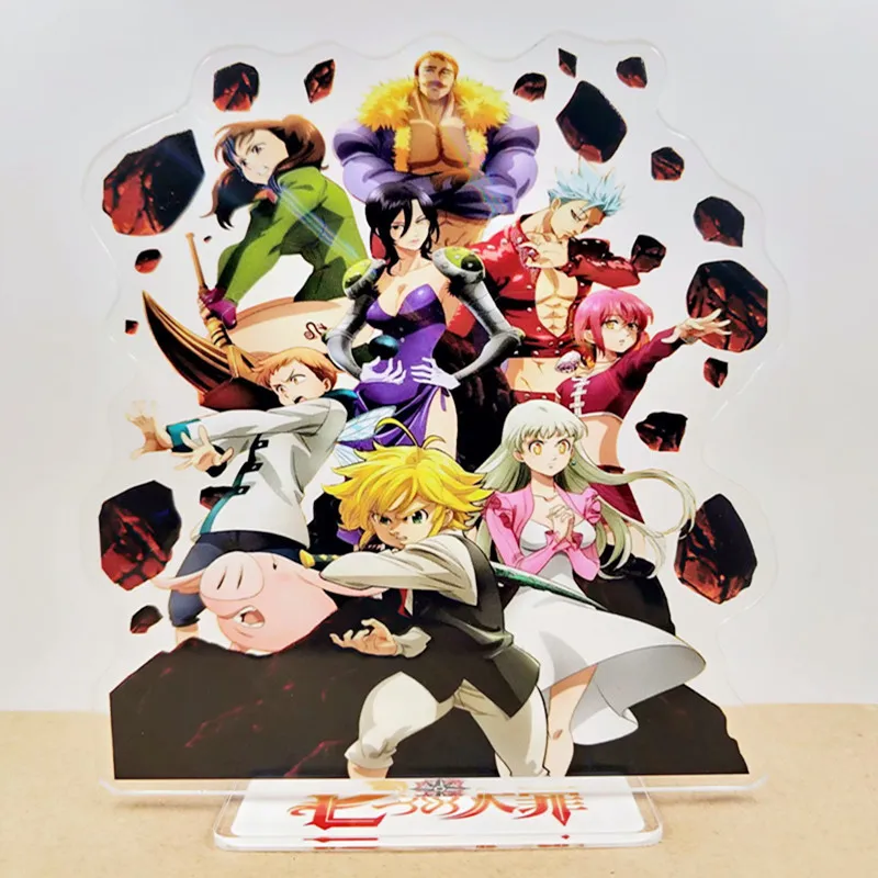 

The Seven Deadly Sins Stand Card Computer Desktop Beautiful Decoration Desk Ornaments Stand Card Model For Friend's Birthday