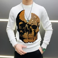 simple mens sweater winter casual knitted warm jacket high quality hot diamond classic design cashmere clothes oversized