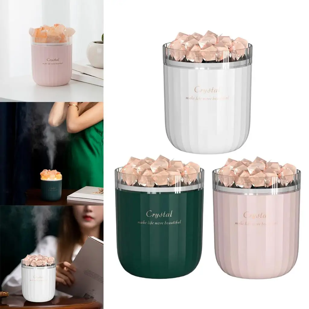 

3Pcs Crystal Aromatheraphy Humidifier USB Wireless Aroma Essential Oil Diffuser