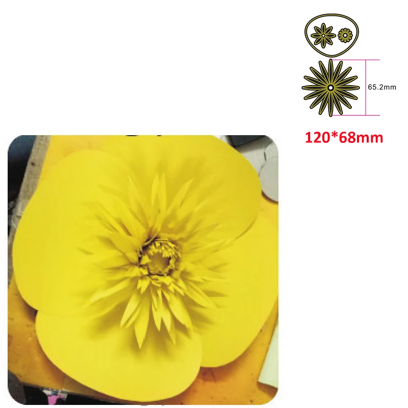 

metal cutting dies die cut mold 3D flowers diy Scrapbook paper craft knife mould blade punch stencils dies embossing dies 2021