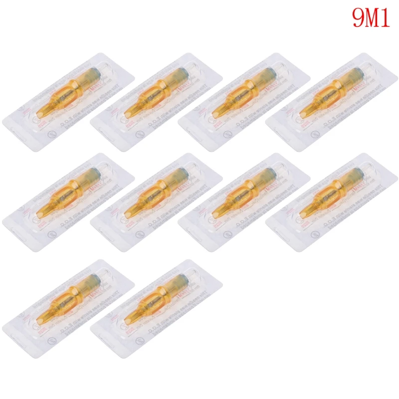 10 шт. стерильные одноразовые для татуировок картриджи игольчатые инструменты