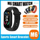 Смарт-часы M6 Band 6, фитнес-трекер, монитор пульса, кровяного давления, цветной экран, водонепроницаемый многофункциональный браслет