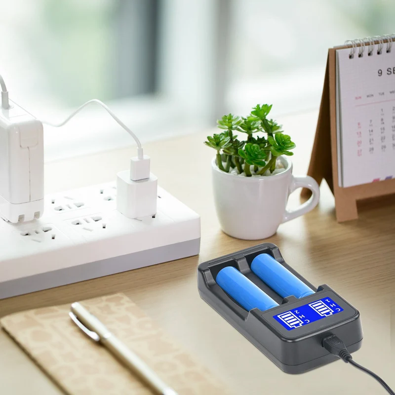 Лигантное Зарядное устройство ЖК дисплей Дисплей Смарт для Перезаряжаемые