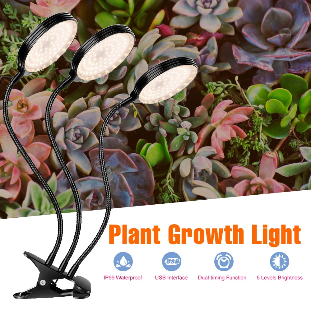 

Indoor Grow Light Bulb LED Full Spectrum Phyto Lamp USB Plant Light Greenhouse Fito Lamp LED Hydroponics Seeds Growth Bulb 2835