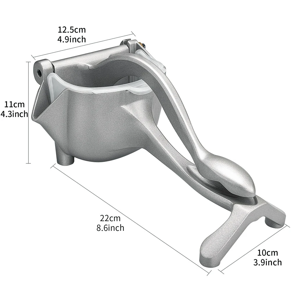 

Fruit Manual Juicer Hand Squeezer Lemon Extractor Aluminum Alloy Manual Juicer Portable Press Lemon Orange Squeezer for Kitchen