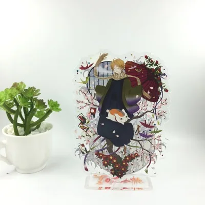 1-4 Аниме natsume yuujinchou брелок natsumetakahi Madara ювелирные аксессуары милый мультфильм Забавный акриловый брелок sleutelhanger - Цвет: 1-4