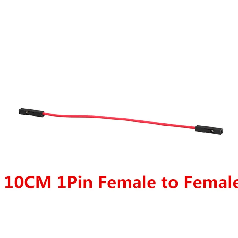10 см 1Pin 100 шт./лот кабель Dupont мужской + Женский и женский Соединительный провод