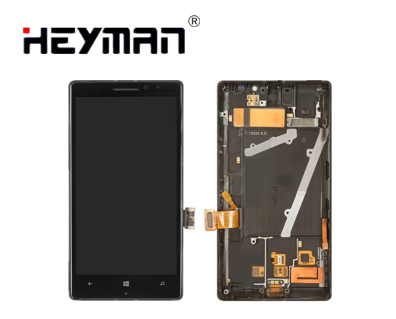 ЖК экран в сборе для Nokia 930 Lumia дисплей дигитайзер стеклянная панель передняя (с