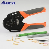 iwd 2630 iwiss heavy duty connector crimping pliers aviation pin crimper 0 05 0 128mm2 30 26awg four core shaft point pressure