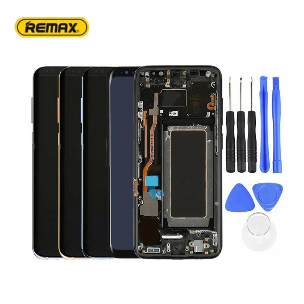 Оригинальный ЖК дисплей SUPER AMOLED для Samsung Galaxy S8 G950 с/без рамки сенсорный экран