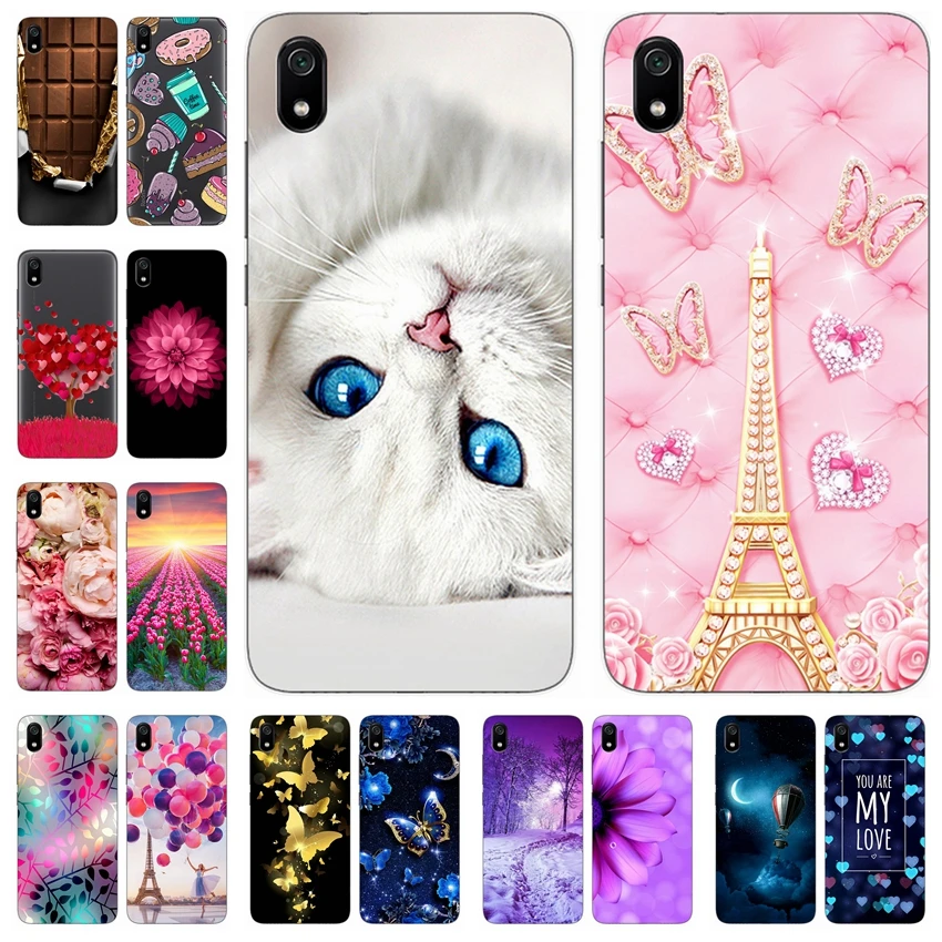 for Xiaomi Redmi 7 Note Go Soft Silicone Case Cute Fundas Coque For Xiomi Phone Back Cover Bumper Capa Bag |
