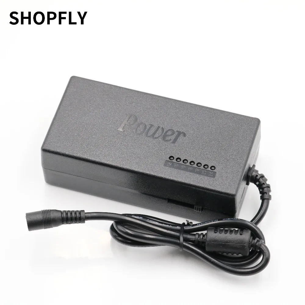 

Universal Laptop Adapter 96W LED Charger Adjustable Power Supply Set 8 Detachable Plugs For Notebooks Dell HP Toshiba Acer Asus