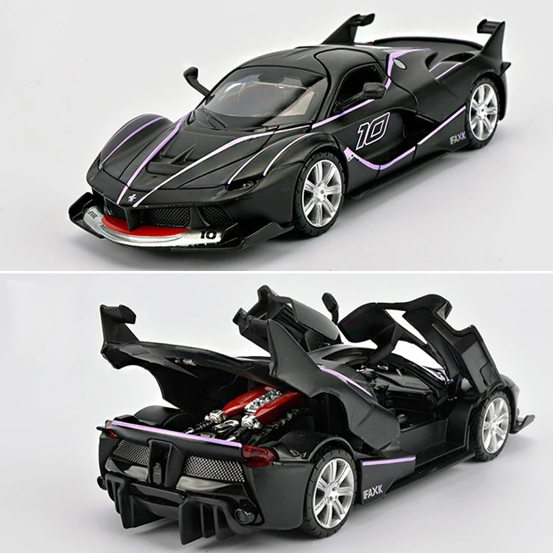 Модель автомобиля из сплава в масштабе 1:32 статуя железного FXX Игрушечная модель