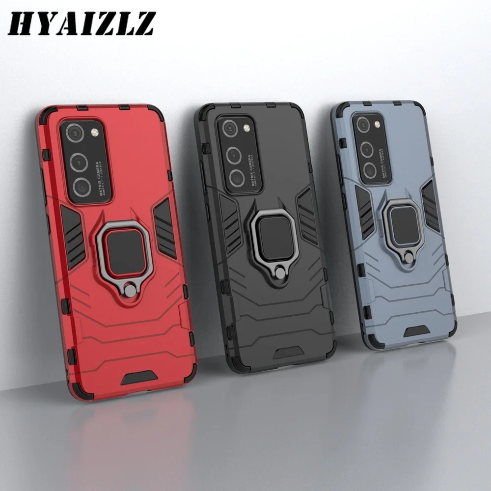 

Armor Car Magnetic Coque for Huawei P40 P30 Mate 30 20 Pro P20 Lite Nova 6SE 7i Honor V30 Case Ring Holder Iron Man Bumper Cover