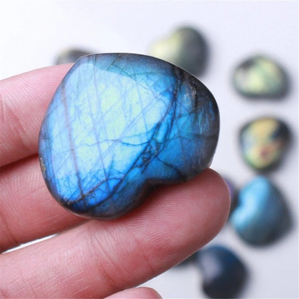 LTP натуральный кристалл полудрагоценные лунный камень романтическое сердце