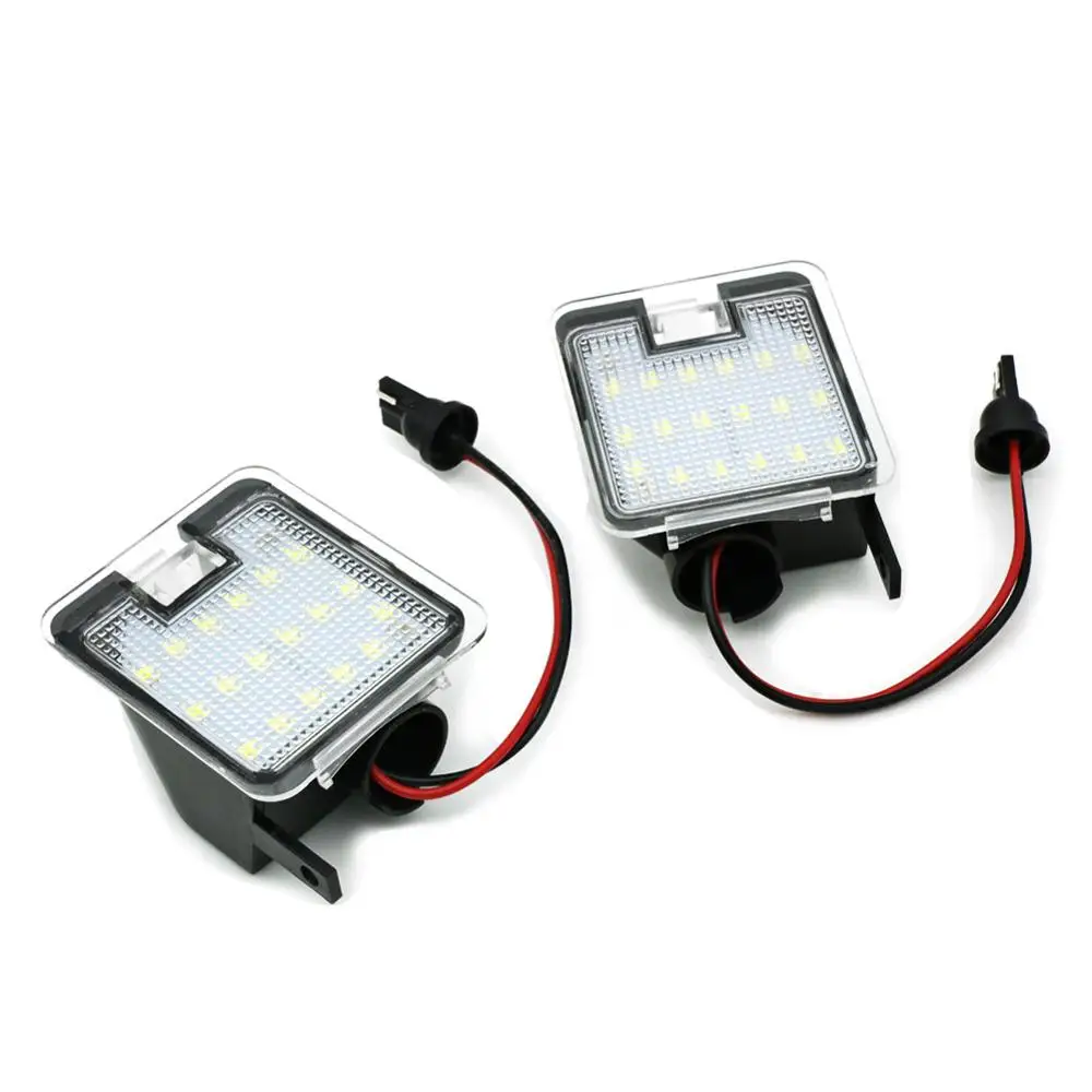 

2pcs No Error LED Under Side Mirror Puddle Courtesy Lights For Ford Focus 3 Kuga 2 2013-up Escape 2015-2016 Mondeo 4 2007-2014