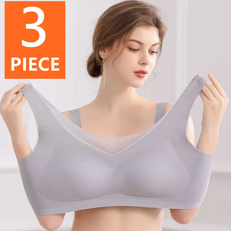 

3 шт., женские бюстгальтеры из латекса с эффектом пуш-ап