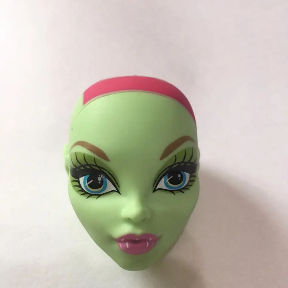 Кукла Monstering голова игрушки без волос куклы головы DIY растения волосы белый