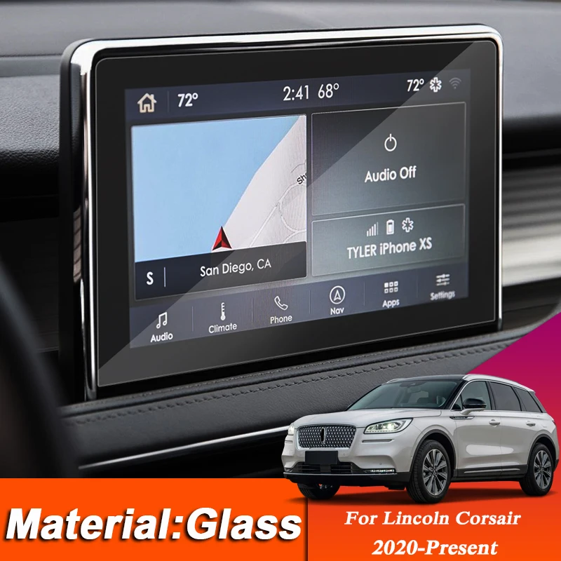 

Car Styling GPS Navigation Screen Protective Film For Lincoln Corsair 2020-Present Dashboard Display Screen Sticker Accessories