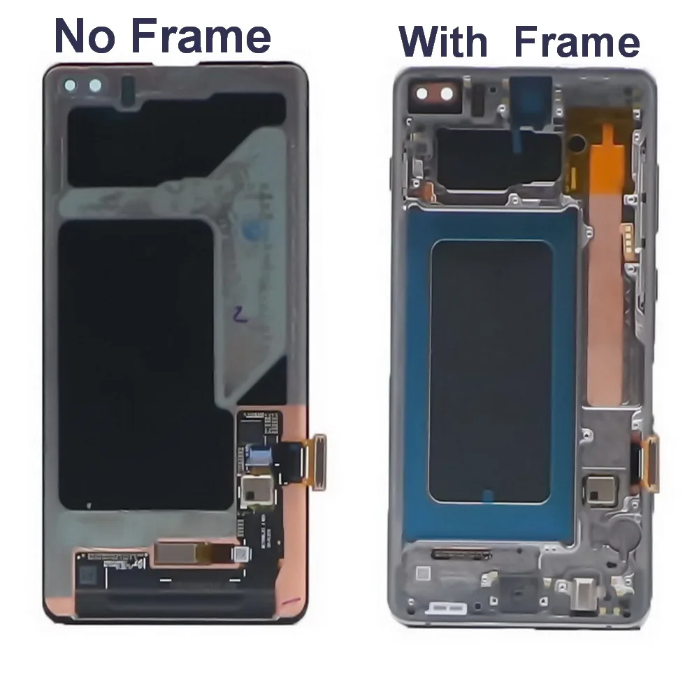 Pantalla LCD AMOLED ORIGINAL para SAMSUNG Galaxy S10, G973F, G973, s10 Plus, G9750, G975F, digitalizador de pantalla t&aacute;ctil con p&iacute;xeles muertos-5