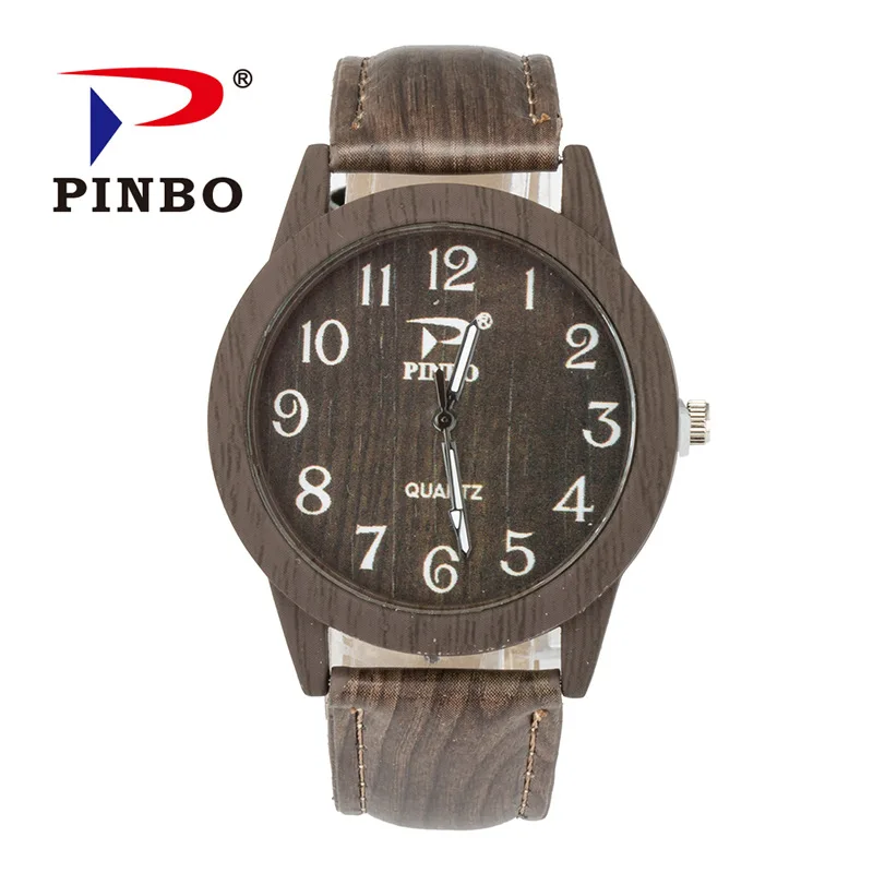 

Unisex Wood Grain Belt Watch Couple Student Trendy Quartz Watch luxury